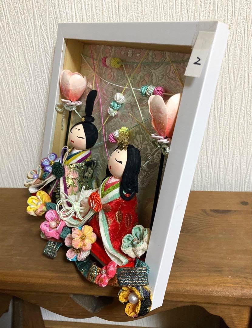 つまみ細工 雛人形三段飾り (1) つまみ細工🎎雛人形の作り方🎎小さくて